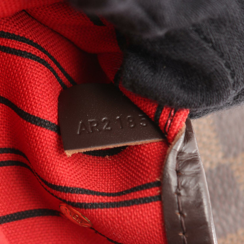 路易威登 Neverfull PM 手提單肩包 N41359 Damier 皮革 Ebene 二手 LV-4