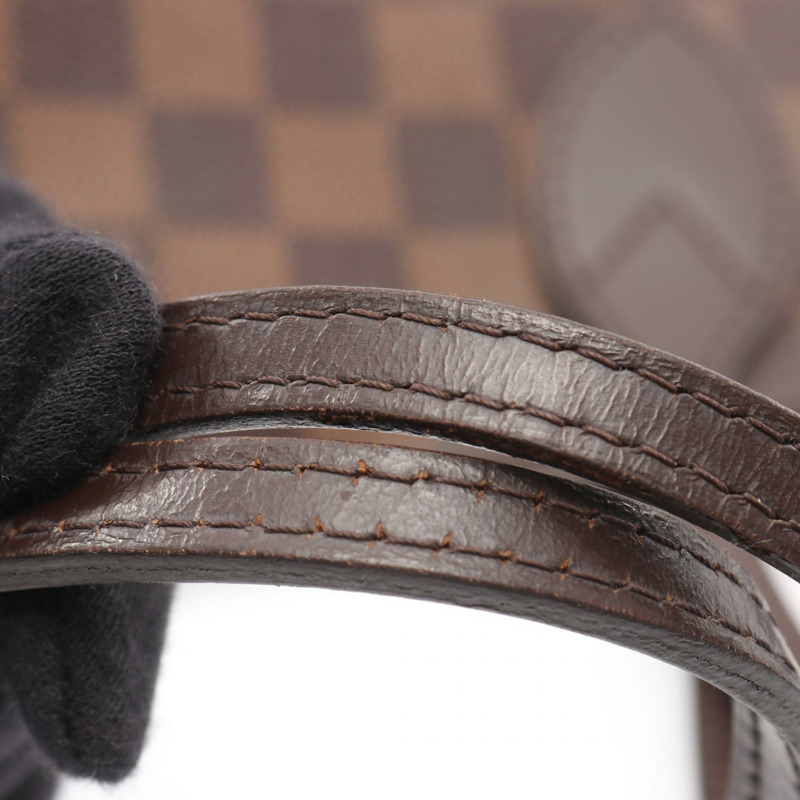 路易威登 Neverfull PM 手提單肩包 N41359 Damier 皮革 Ebene 二手 LV-8