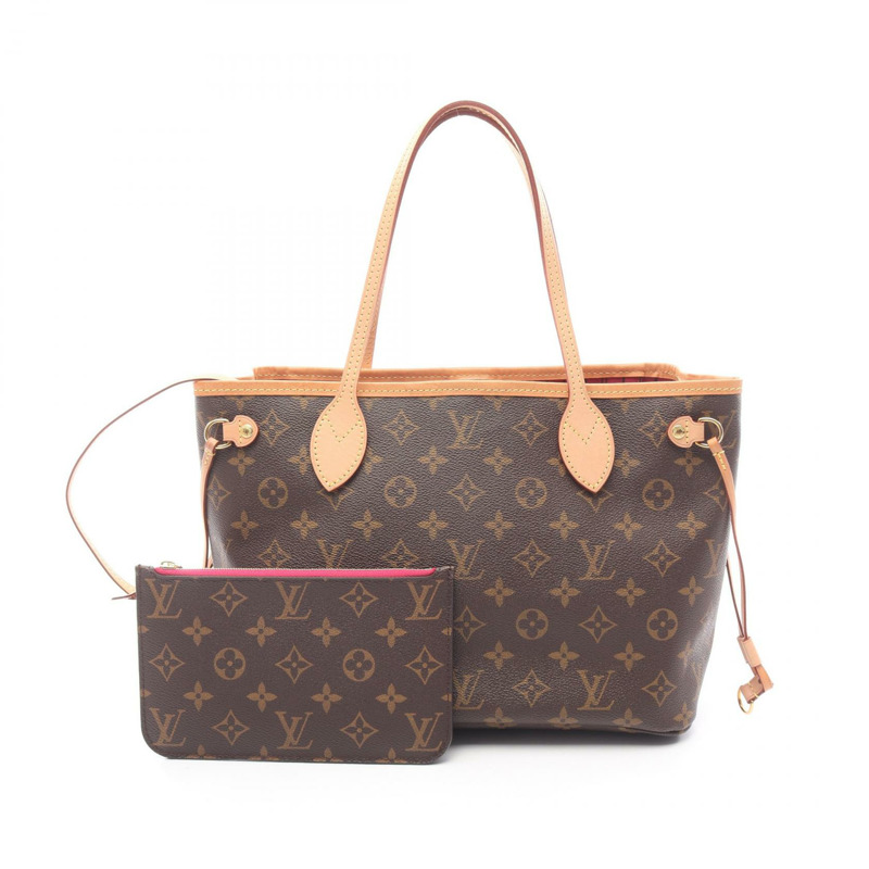 路易威登 Neverfull PM 手提單肩包 M41245 Monogram 皮革 Pivoine LV-0