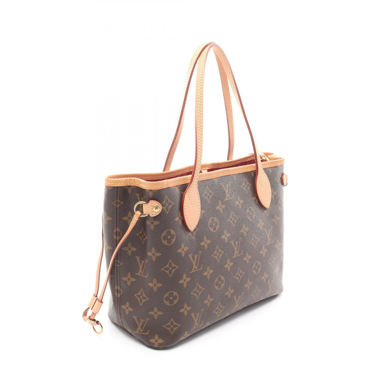 路易威登 Neverfull PM 手提單肩包 M41245 Monogram 皮革 Pivoine LV-1
