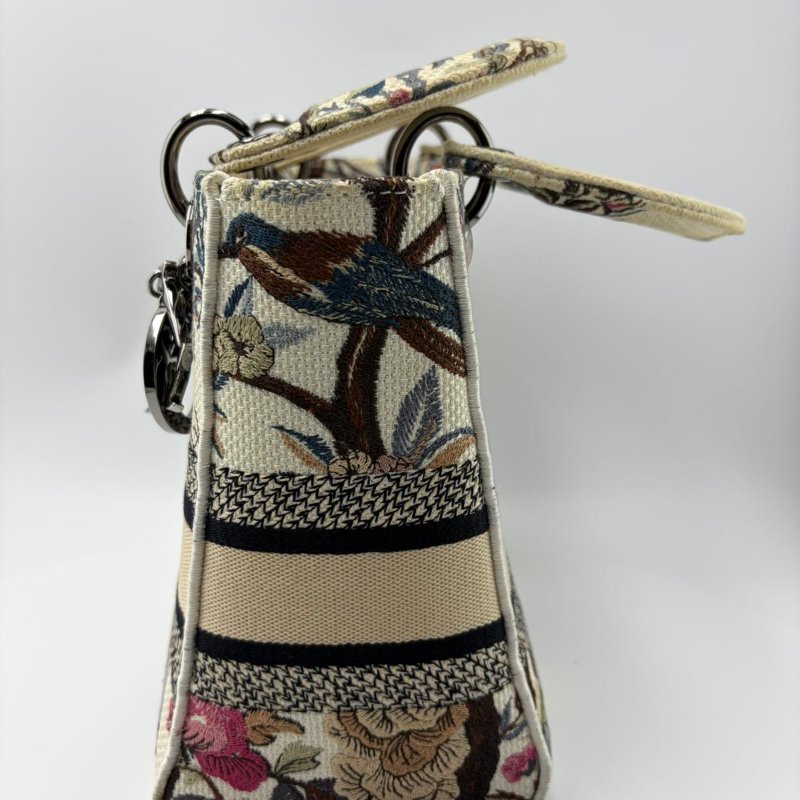 Dior Lady D-Lite 花鳥刺繡戴妃包-2