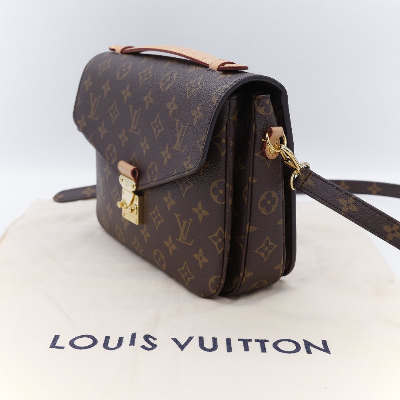Louis Vuitton 路易威登  Pochette Métis 經典老花 塗層帆布 郵差包 斜背包-2