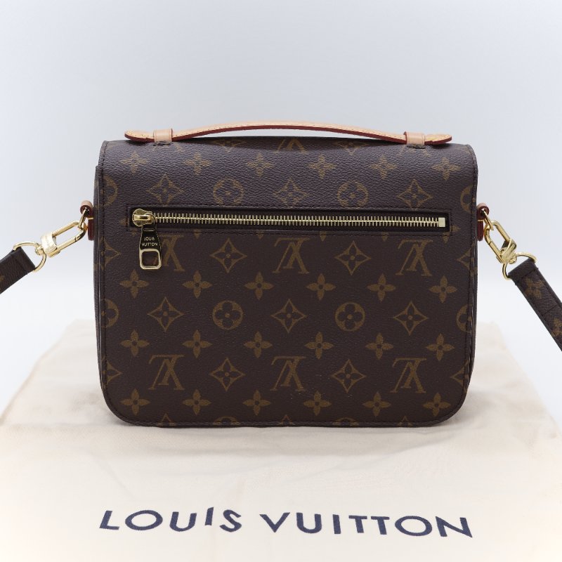 Louis Vuitton 路易威登  Pochette Métis 經典老花 塗層帆布 郵差包 斜背包-3
