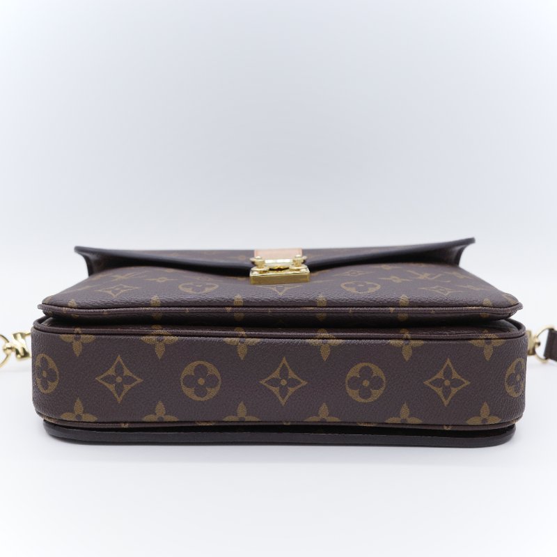 Louis Vuitton 路易威登  Pochette Métis 經典老花 塗層帆布 郵差包 斜背包-5