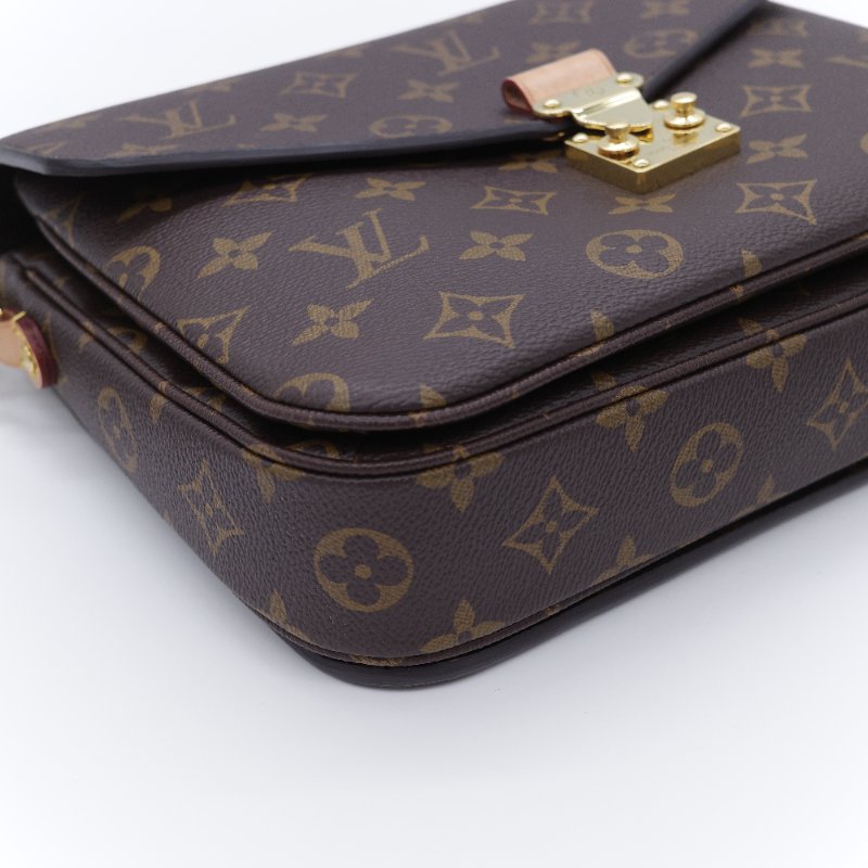 Louis Vuitton 路易威登  Pochette Métis 經典老花 塗層帆布 郵差包 斜背包-6