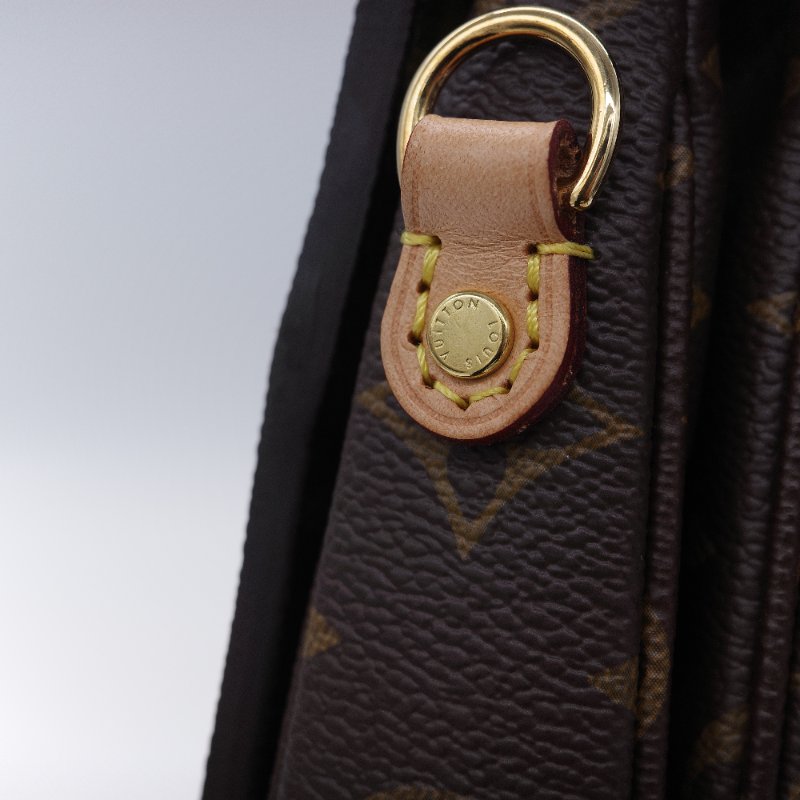 Louis Vuitton 路易威登  Pochette Métis 經典老花 塗層帆布 郵差包 斜背包-10