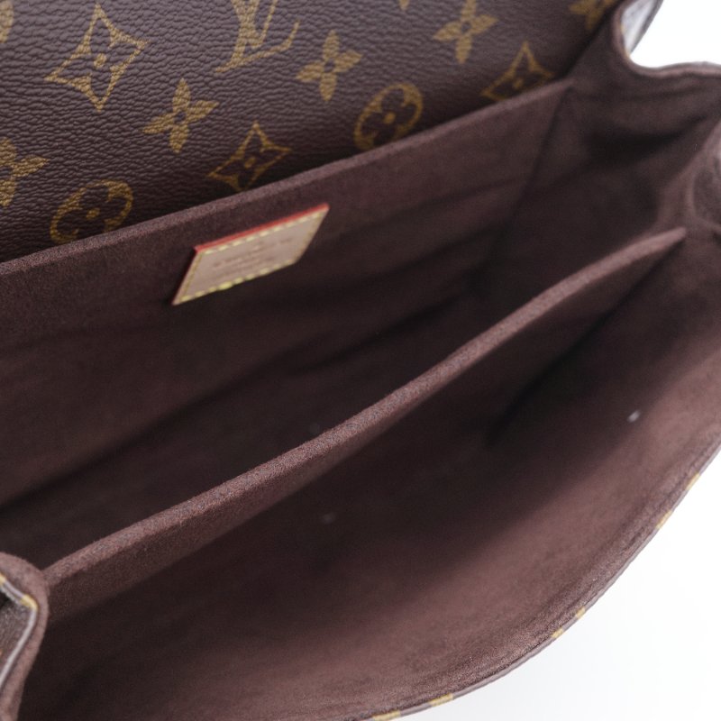 Louis Vuitton 路易威登  Pochette Métis 經典老花 塗層帆布 郵差包 斜背包-16