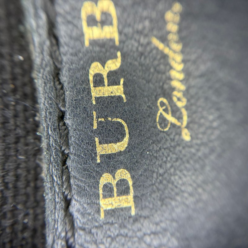 Burberry 粒面皮革手提托特包-4