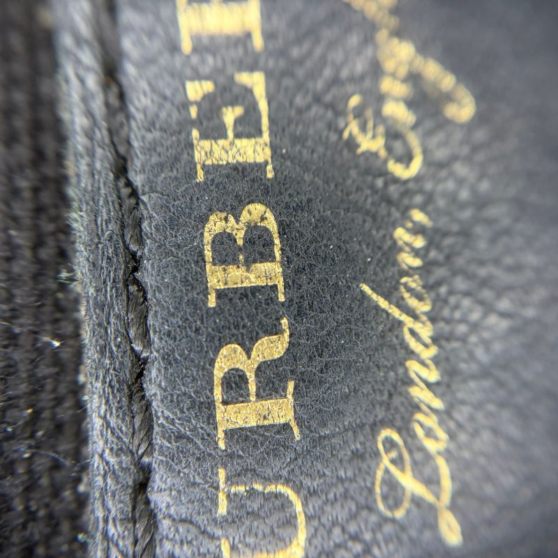 Burberry 粒面皮革手提托特包-6