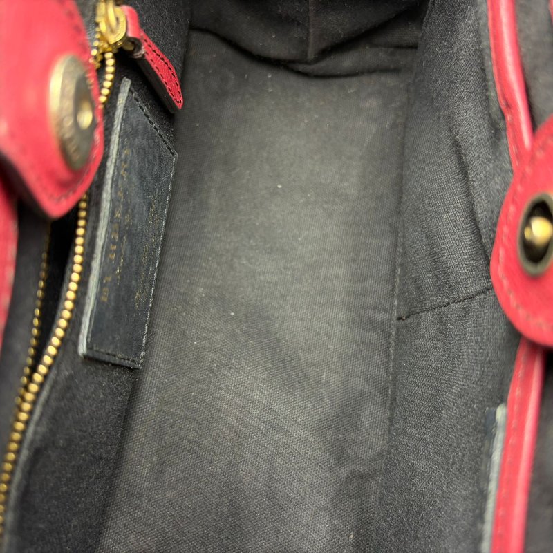 Burberry 粒面皮革手提托特包-17