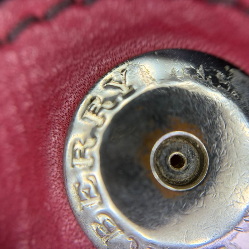 Burberry 粒面皮革手提托特包-26