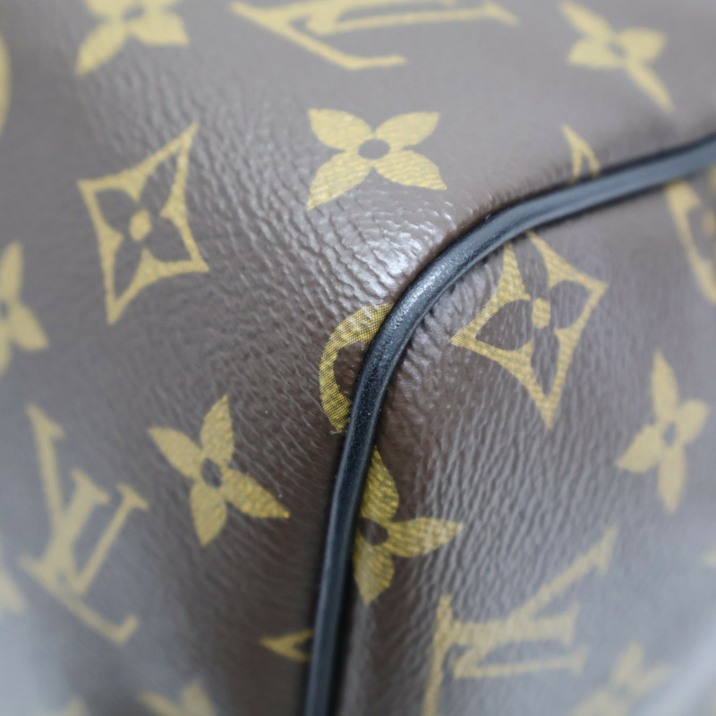 棕色 原花 PVC塗層帆布 Speedy Soft 30 Dark 兩用包【LOUIS VUITTON LV 路易威登】 M12243-11