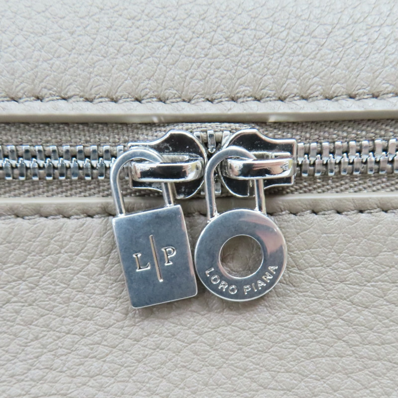 棕色 牛皮 Extra Pocket L19 肩背包【Loro Piana 諾悠翩雅】 FAN4045-6