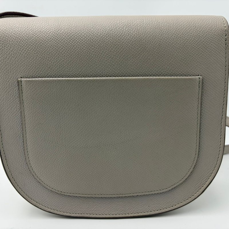 Celine Trotteur 粒面皮革馬鞍包-6