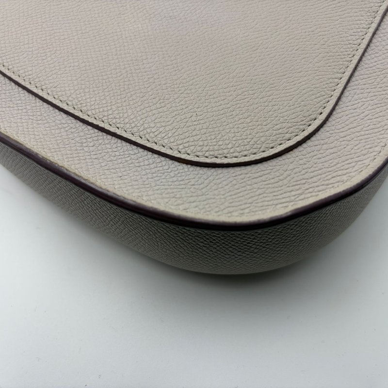 Celine Trotteur 粒面皮革馬鞍包-10