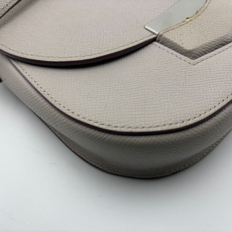 Celine Trotteur 粒面皮革馬鞍包-11