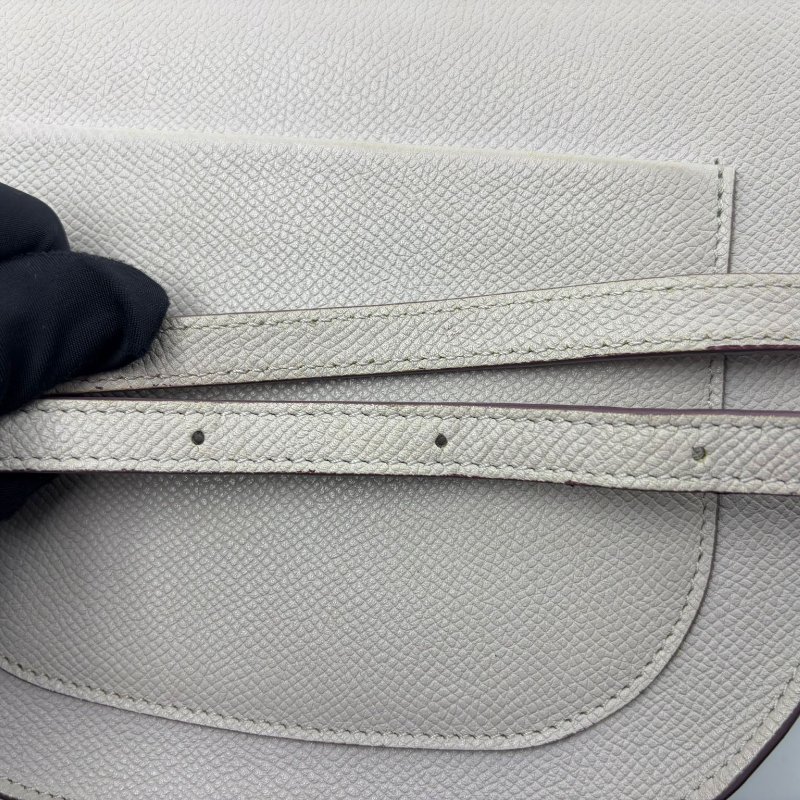 Celine Trotteur 粒面皮革馬鞍包-19