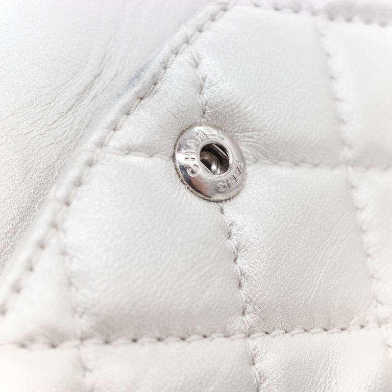 Chanel 香奈兒  2.55 Reissue 銀色金屬感 羊皮 肩背包 斜背包 翻蓋包-27