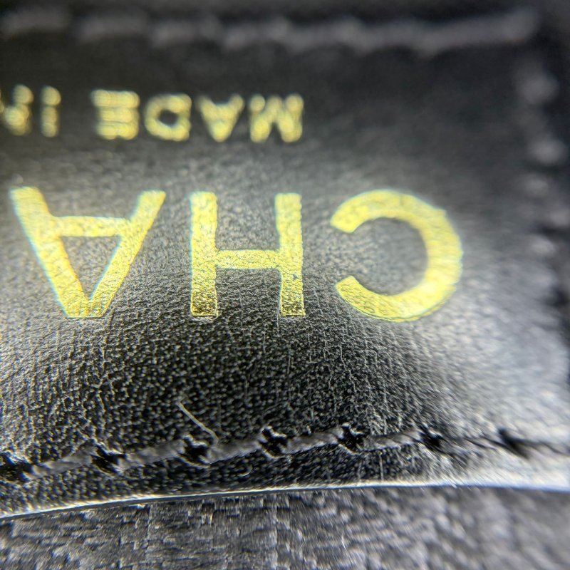 Chanel 冰格紋牛皮波士頓包-8