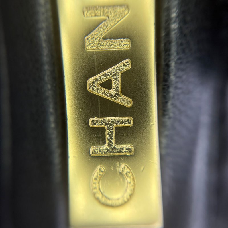 Chanel 冰格紋牛皮波士頓包-24