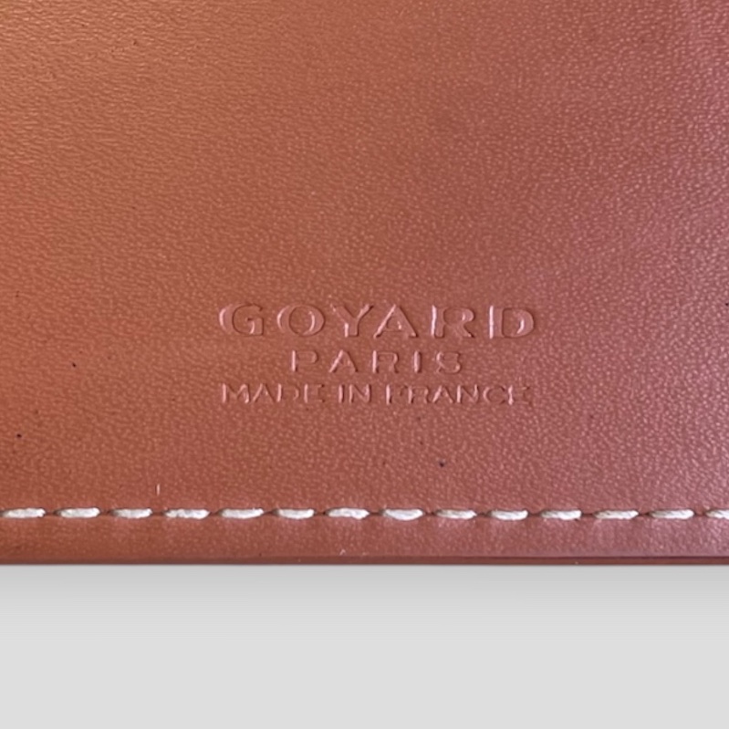 Goyard Victoire 經典黑棕八卡短夾-4