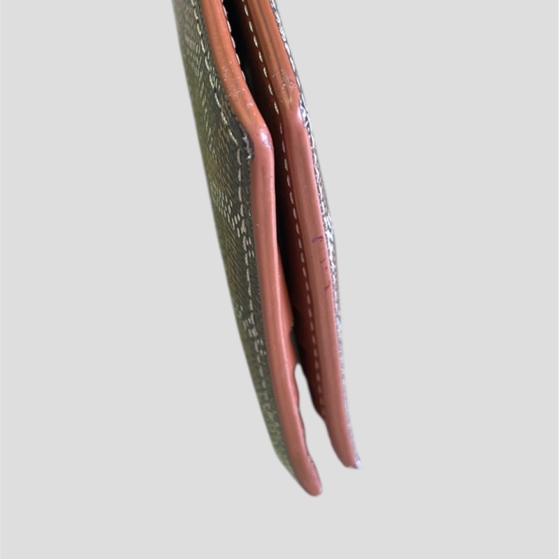 Goyard Victoire 經典黑棕八卡短夾-12