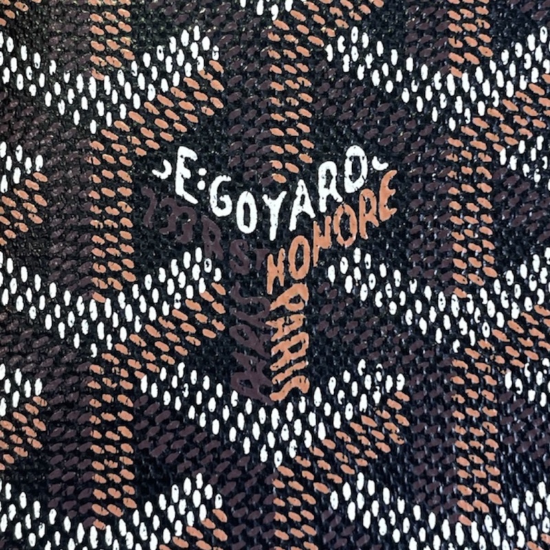 Goyard Victoire 經典黑棕八卡短夾-19