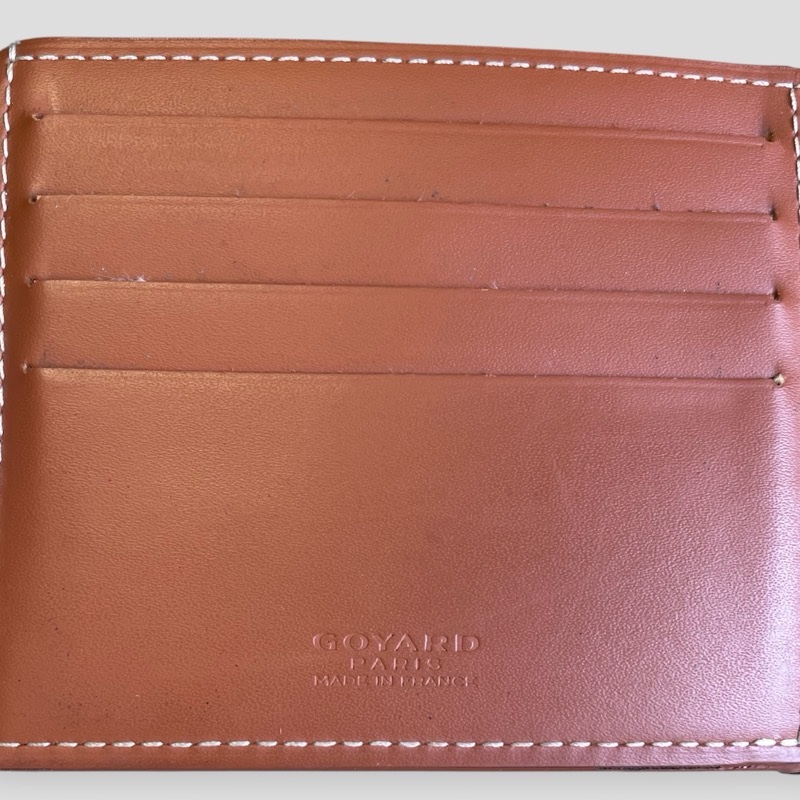 Goyard Victoire 經典黑棕八卡短夾-20