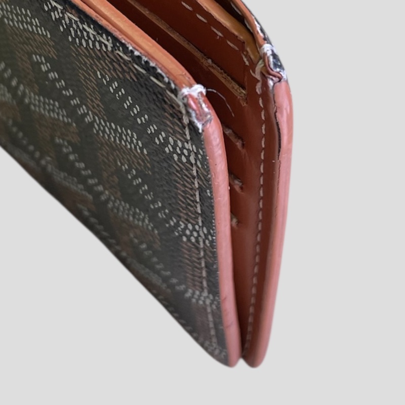 Goyard Victoire 經典黑棕八卡短夾-24