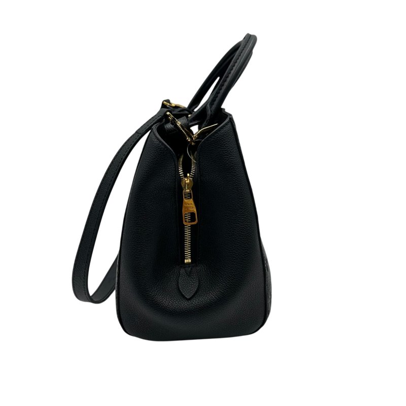 【美收精品】LV 牛皮壓花紋兩用手提包(黑) C-219【隔月月中將轉賣至日本 上架期限30天】-3