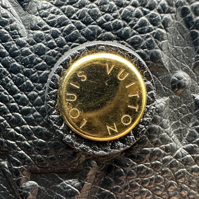 【美收精品】LV 牛皮壓花紋兩用手提包(黑) C-219【隔月月中將轉賣至日本 上架期限30天】-13