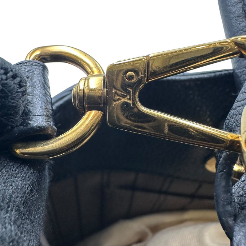 【美收精品】LV 牛皮壓花紋兩用手提包(黑) C-219【隔月月中將轉賣至日本 上架期限30天】-15