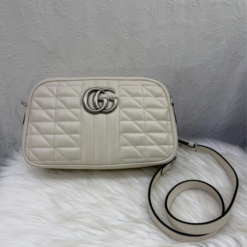 Gucci GG Marmont leather handbag-0