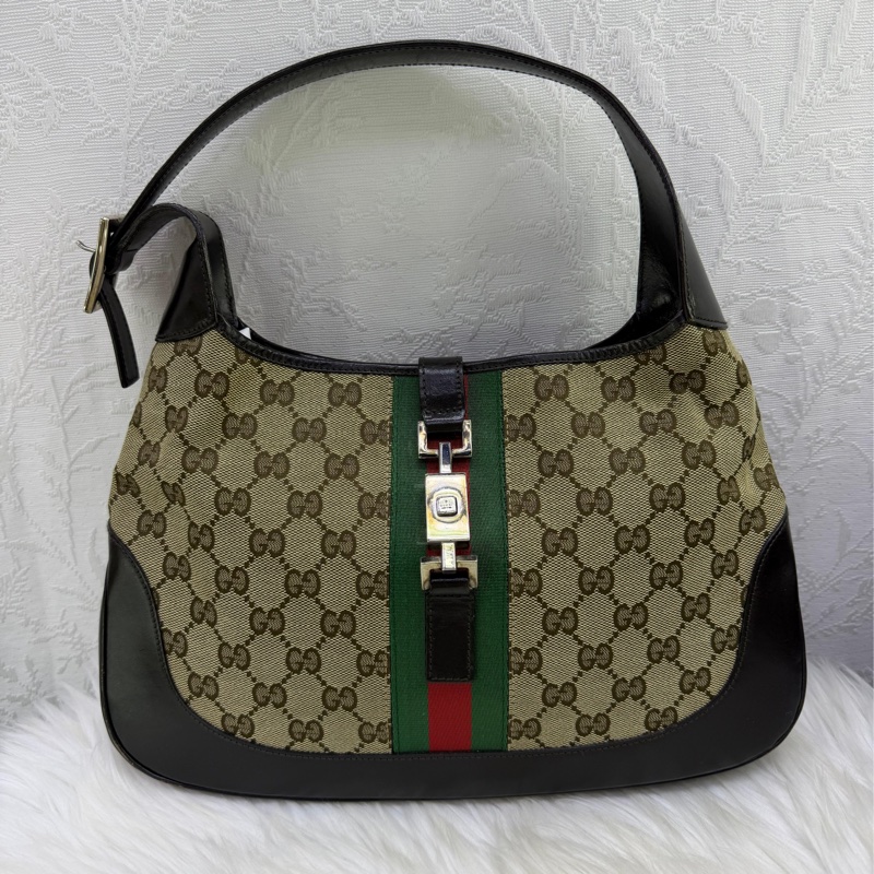 這款手提包是Gucci 的Jackie Vintage 經典包款-0