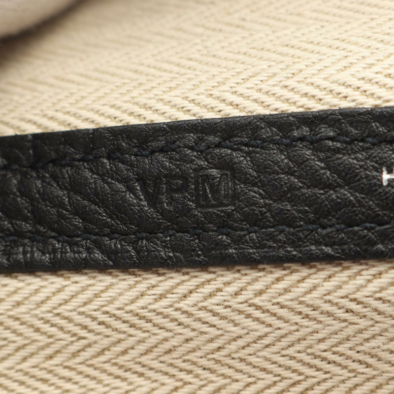 愛馬仕 Garden Party PM 手提包 Negonda 皮革 黑色 二手 女士 M SHW-4