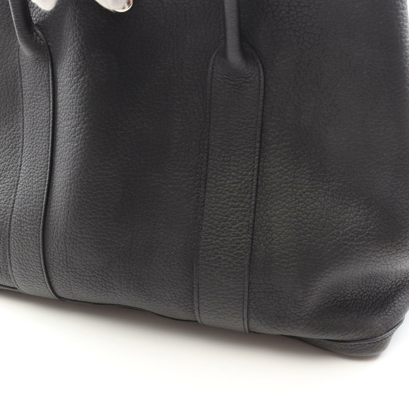 愛馬仕 Garden Party PM 手提包 Negonda 皮革 黑色 二手 女士 M SHW-9