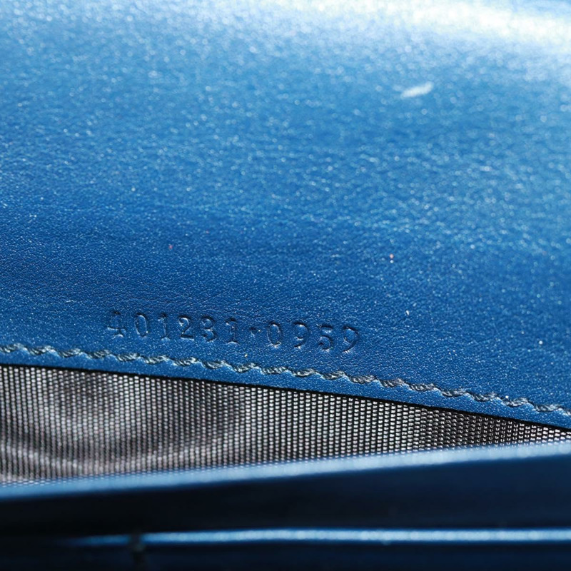 【日本直送】GUCCI Dionysus 鏈條單肩包 絲絨 海軍藍 銀色 401231 正品 173239V-10