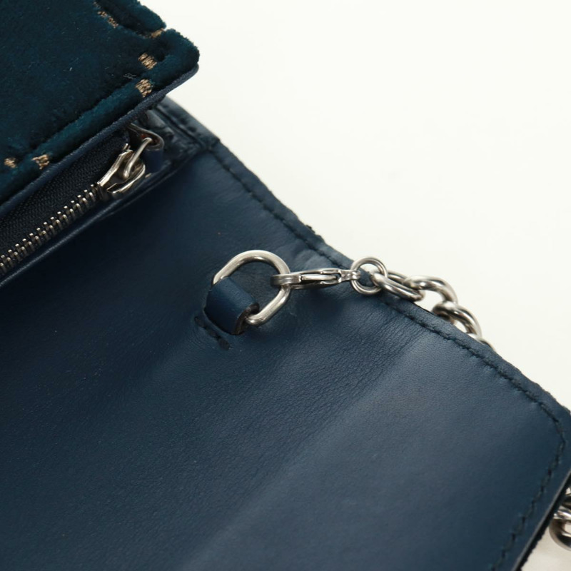 【日本直送】GUCCI Dionysus 鏈條單肩包 絲絨 海軍藍 銀色 401231 正品 173239V-20