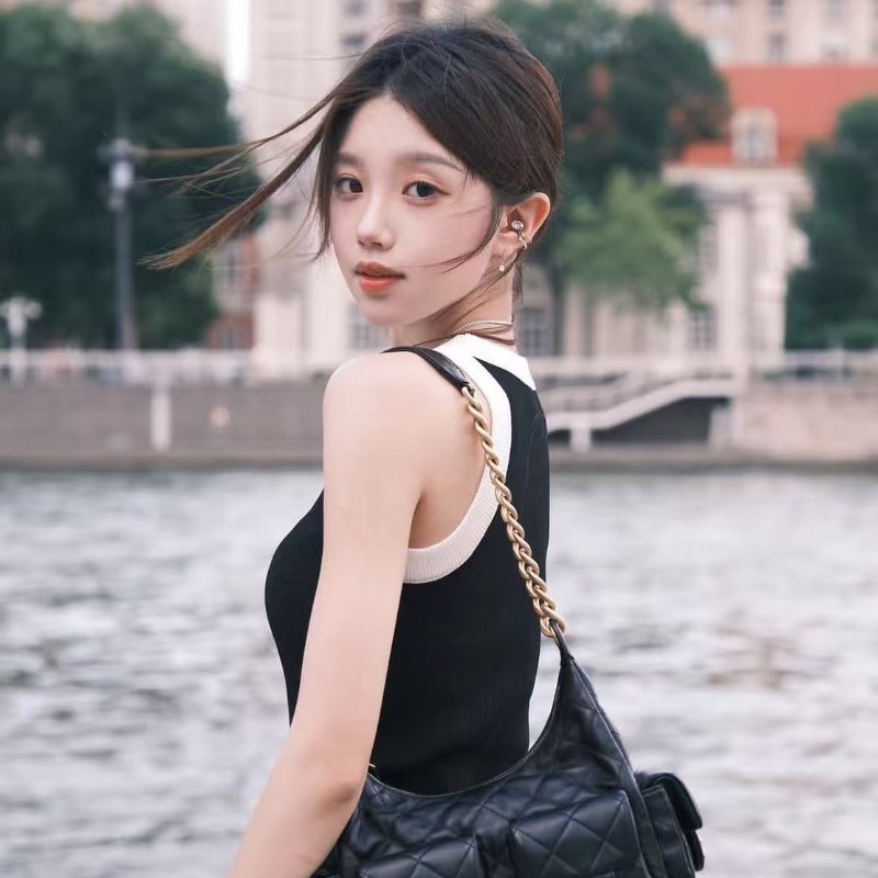 CHANEL 25C Hobo嬉皮包 - 小號黑金-1