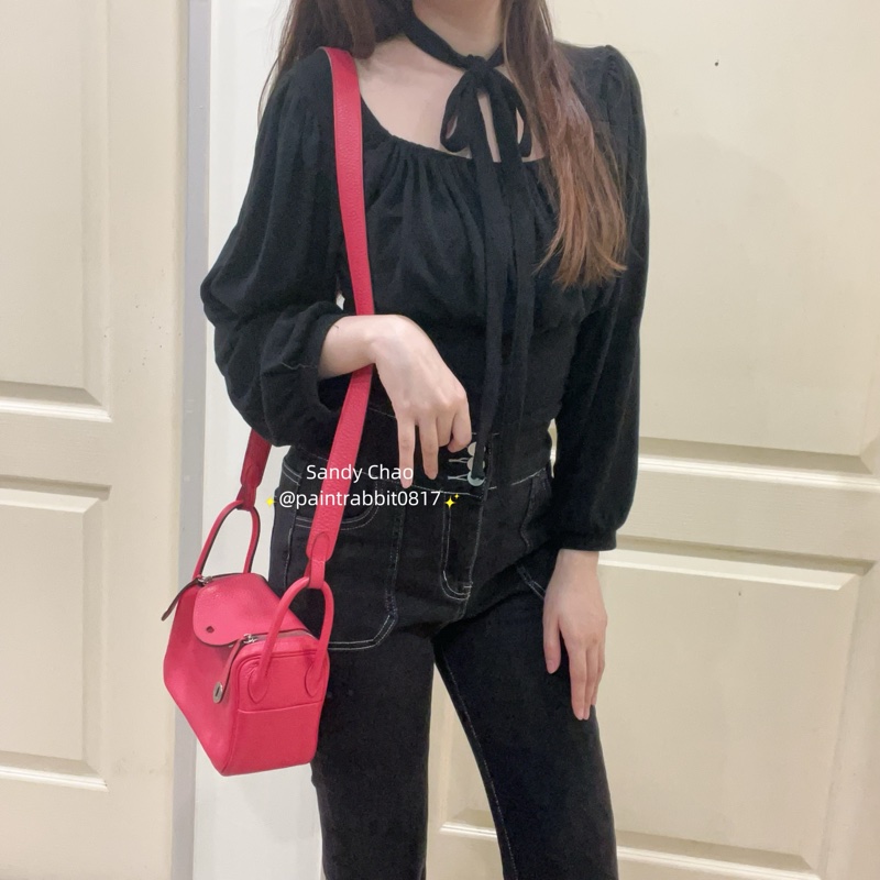 ෆ Hermes Mini Lindy 唇膏粉🈶2021購證-1