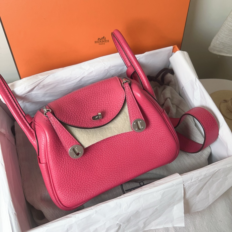 ෆ Hermes Mini Lindy 唇膏粉🈶2021購證-3