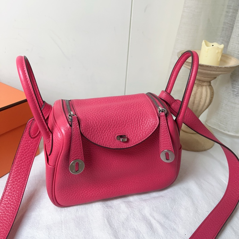 ෆ Hermes Mini Lindy 唇膏粉🈶2021購證-4
