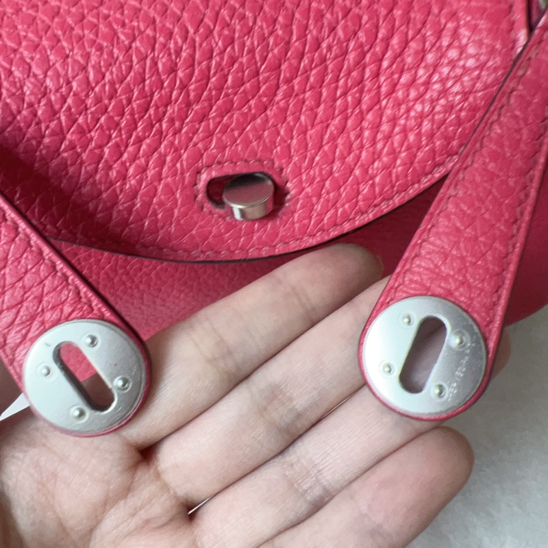 ෆ Hermes Mini Lindy 唇膏粉🈶2021購證-5