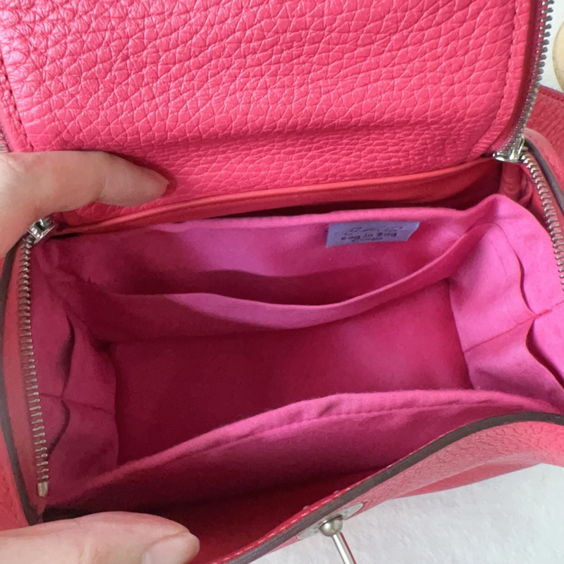 ෆ Hermes Mini Lindy 唇膏粉🈶2021購證-16