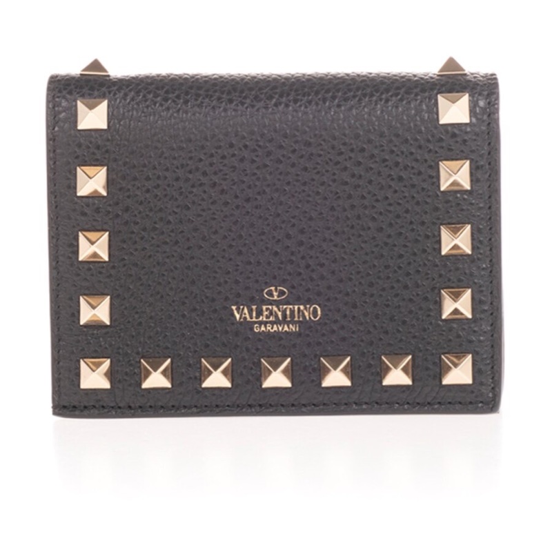 Valentino 女士 徽標鉚釘錢包均碼碼-0