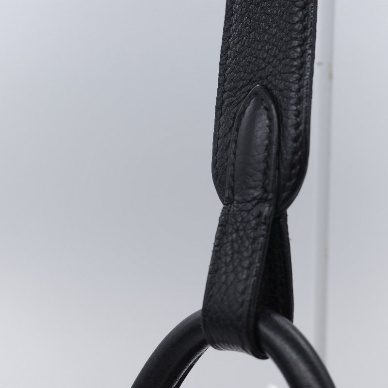 Hermès 愛馬仕 Lindy 30 黑色 銀扣 牛皮 手提包-10