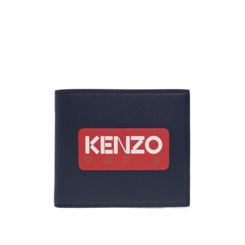 Kenzo 男士 標誌印花雙折錢包均碼碼11.5 X 10.5 CM