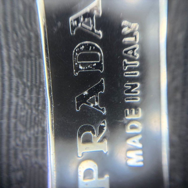 Prada 尼龍拼皮 Hobo 腋下包-8