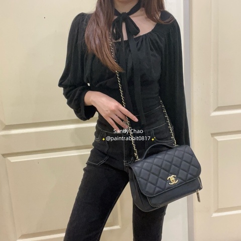 ෆ Chanel手把郵差包