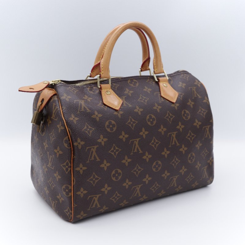 Louis Vuitton 路易威登 Speedy 老花 棕色 帆布 手提包-2